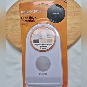 Fiskars 2" Hole Punch For Thick Materials,New Old Stock